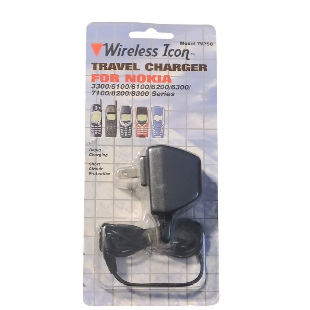 Vintage Travel charger for Nokia 3300/5100/6100/6200/6300/7100/8200/8300 Series